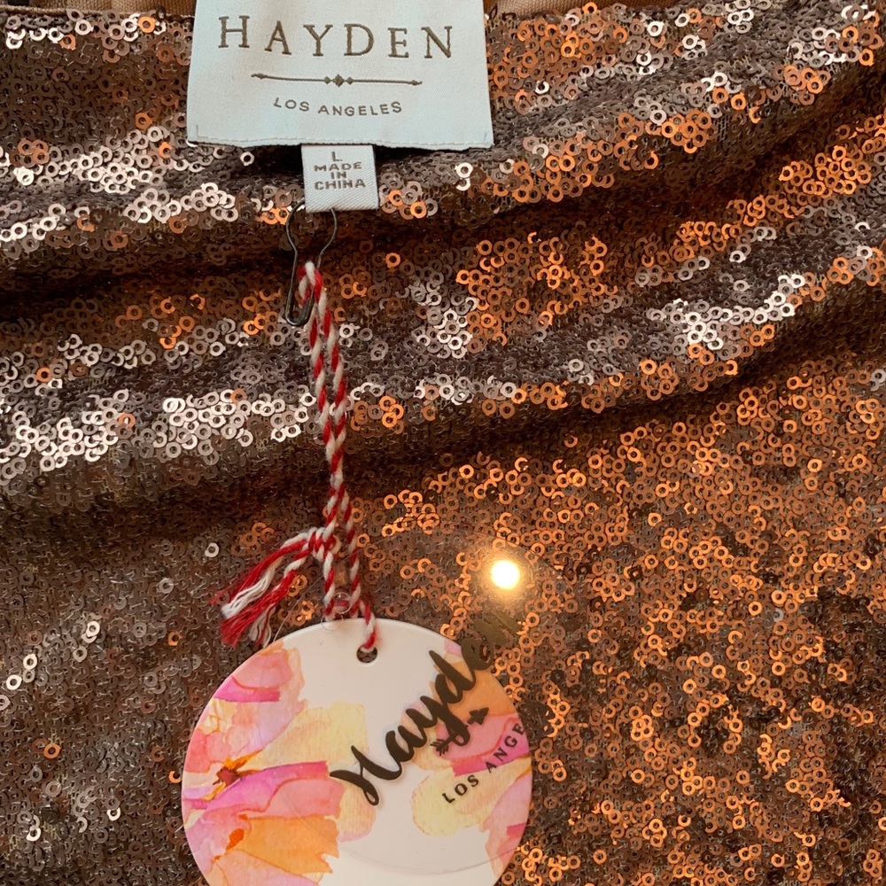 Hayden Los Angeles Sequin Skirt - Picture 4 of 5